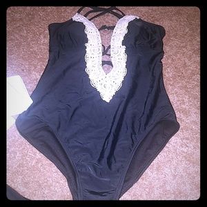 One piece bathing suit